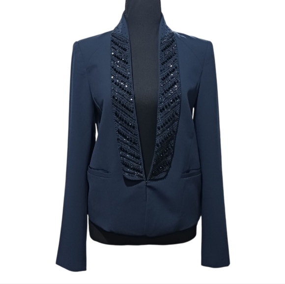 Victoria's Secret Jackets & Blazers - RARE Victoria's Secret Beaded Sequin Blazer